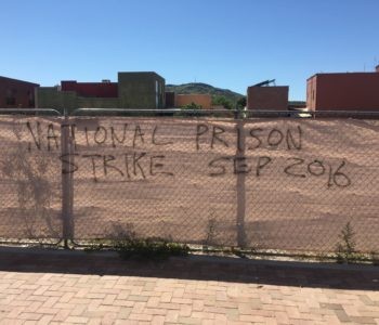 Tucson: Graffiti and Wheatpaste in Support of Prison Strike