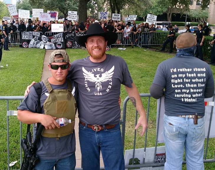 Houston: Report From White Lives Matter Protest - It's Going Down