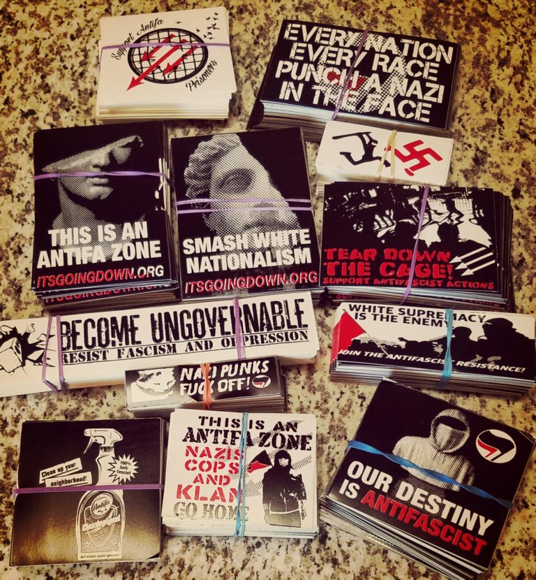 Antifa Sticker Packs! Restocked on Shirts and Old Packs | It's Going Down