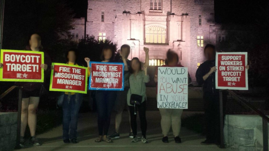 Christiansburg, VA Target Workers on Strike Day 5 It's Going Down