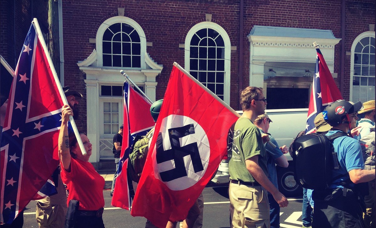 Image result for fascists in charlottesville