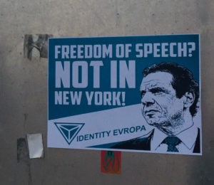 identity europa freedom of speech poster